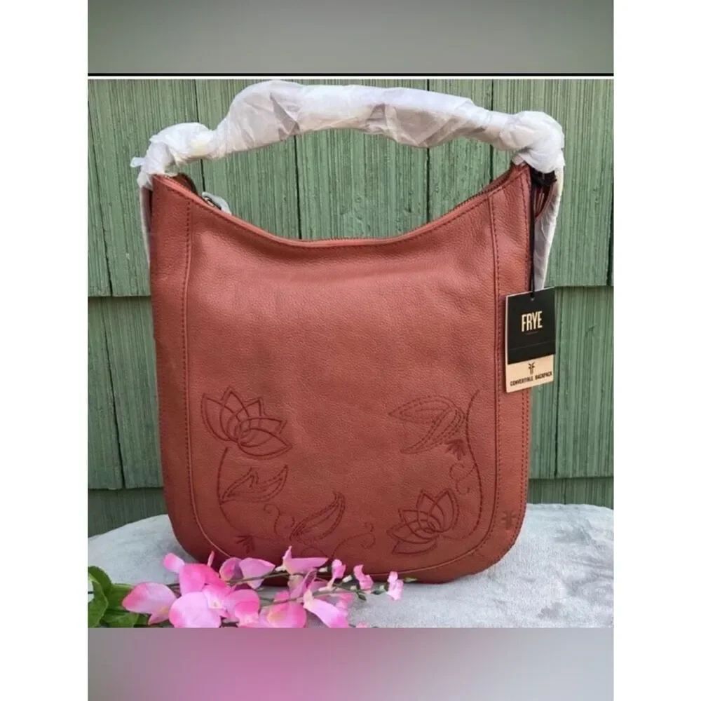 Frye Azariah Leather Convertible Backpack Shoulder Bag Purse